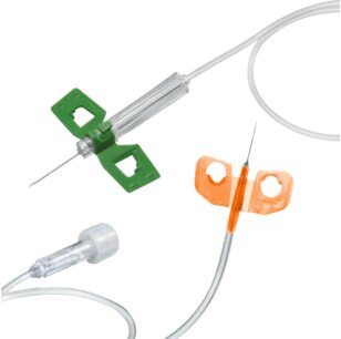 Perfusionsbesteck für eine schmerzarme...
