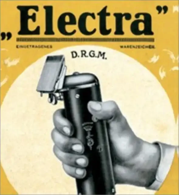 historische Schermaschine "Electra"