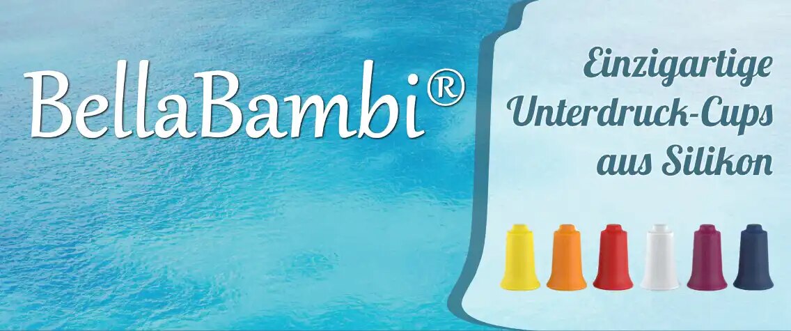 BELLA BAMBI® - Logo / Einzigartige Unterdruck-Cups aus...