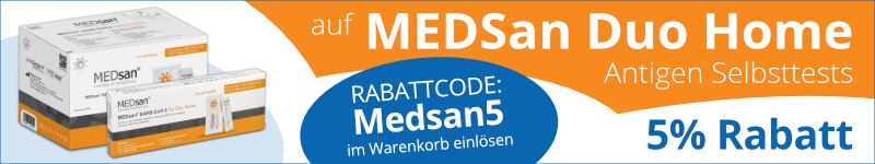 Angebot 5 % Rabatt auf Medsan Duo