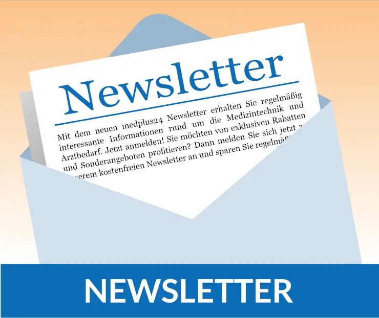 offener Briefumschlag und Brief , auf dem "Newsletter" steht