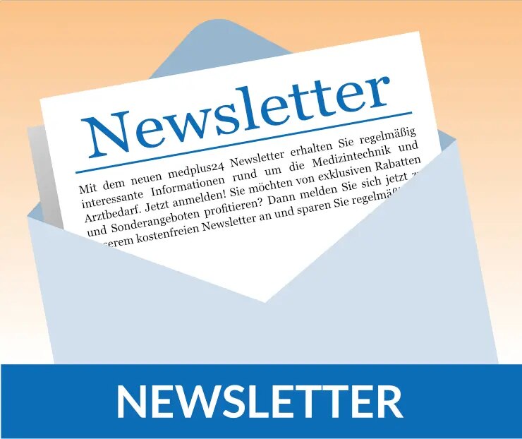 offener Briefumschlag und Brief , auf dem "Newsletter" steht