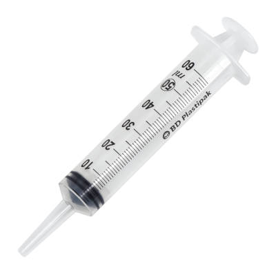 BD Wund-/Blasenspritze, Katheteransatz zentrisch, 50/60 ml | 60 Stück