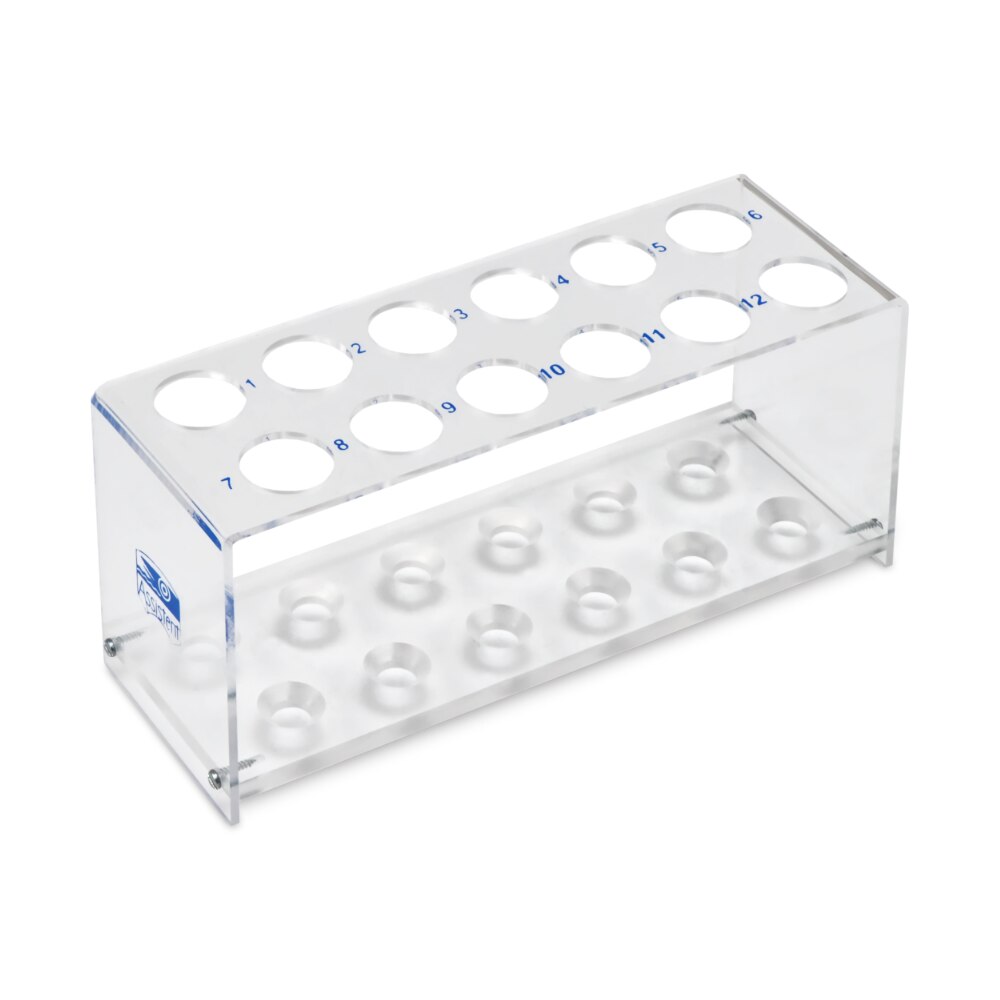 Produktbild von Reagenzglasständer Aus Edelstahl 304 – 3 Etagen, 12 Löcher (19 Mm), Für 15 Ml / 50 Ml Zentrifugenröhrchen, Labor