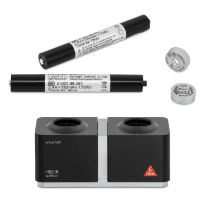 HEINE mini 3000 NT Ladegerät inkl. 2 Batterien &...