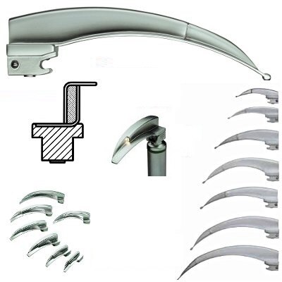 Laryngoskopspatel F.O. nach Macintosh HEINE | 1