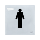 Praxisschild 10,5 x 10,5cm -Herren- | "Herren"