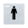 Praxisschild 10,5 x 10,5cm -Herren- | "Herren"