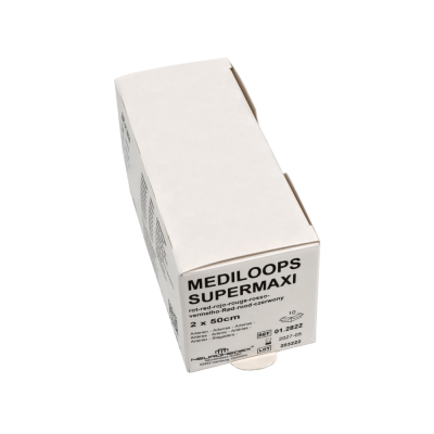 Gefäßschlingen Mediloops 20 Stück steril Dispomedica | rot | supermaxi