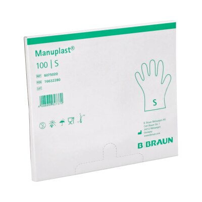 Einmalhandschuhe Manuplast, unsteril, 100 Stück | S