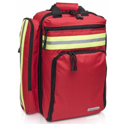 ELITE-BAGS Supporter Notfallrucksack mit AED Fach | rot