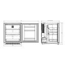 Dometic HC 502FS Medikamentenkühlschrank | 43 Liter