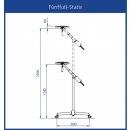 Dr. Mach LED 120 Untersuchungsleuchte | Stativ (5-Fu&szlig;) | Fixfokus