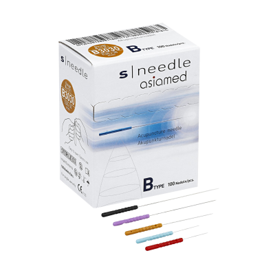 s-needle Akupunkturnadel B Typ ohne Führrohr | 0,35 x 50 mm | 100 Stück