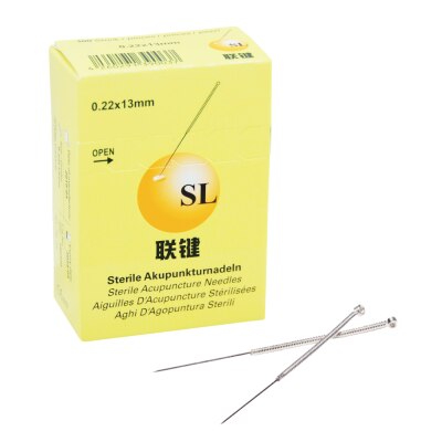 SL Akupunkturnadeln ohne Führrohr, steril, 100 Stück | 0,22 x 13 mm