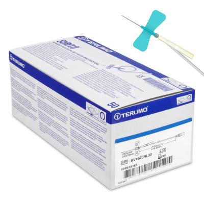 Surflo Surshield Perfusionsbesteck, steril, 23G, blau | 0,60 x 19 mm | 50 Stück