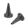 HEINE Einweg-Ohrtips, schwarz, 50 Stück | Ø 4,0 mm