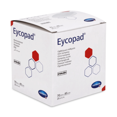 Eycopad Augenkompresse | 70x85mm | steril | 25 Stück