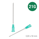Terumo Agani Einmalkanülen Luer Lock, 21 G, 0,80 x 50 mm, Grün, 100 Stück