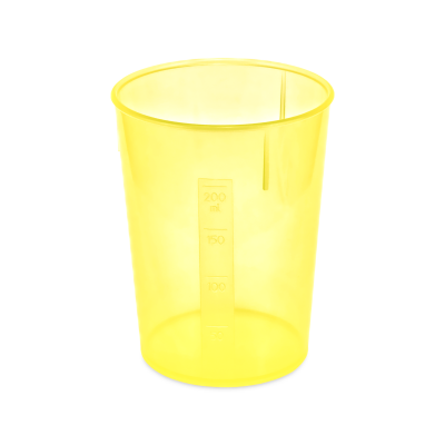 Schnabelbecher Unterteil, 250 ml, 10 Stück | gelb