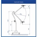 Dr. Mach LED 120 Untersuchungsleuchte | SWING-Stativ (4-Fuß) | Fixfokus