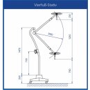 Dr. Mach LED 120 Untersuchungsleuchte | SWING-Stativ (4-Fu&szlig;) | Fixfokus