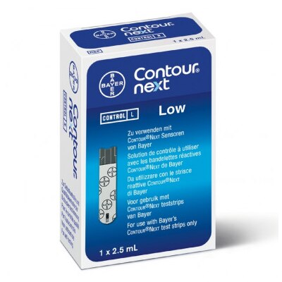 Contour next Kontrolllösung | niedrig | 2,5 ml