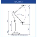 Dr. Mach LED 130 Dental Untersuchungsleuchte | SWING-Stativ (4-Fu&szlig;)