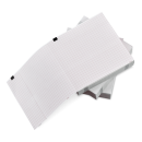 EKG Papier für Hellige EK33 / EK43 | 53/56 | 370 Blatt, 10 Blöcke