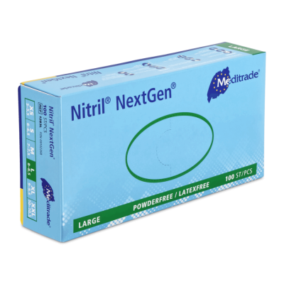 Meditrade Nitril NextGen Untersuchungshandschuhe | L | 100 Stück
