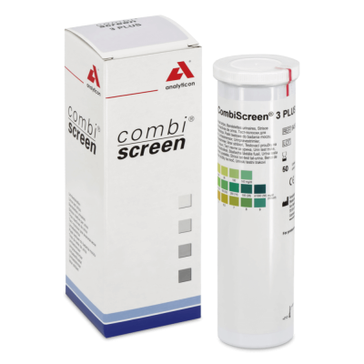 Combiscreen 3 PLUS Urinteststreifen, visuell | 50 Tests