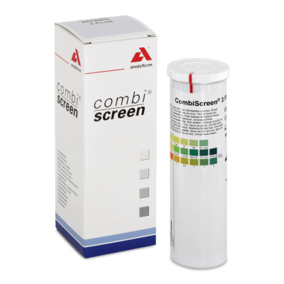 Combiscreen 3 PLUS Urinteststreifen, visuell | 100 Tests