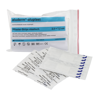 Aluderm-Aluplast Strips Pflaster