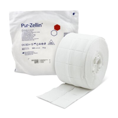 Pur-Zellin Zellstofftupfer, 4 x 5 cm, 500 Stück | unsteril