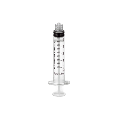 B.Braun Omnifix Einmalspritzen, 100 Stück | Luer-Lock | 5 ml