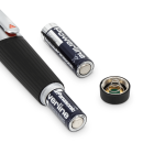 HEINE mini 3000 LED F.O. Otoskop | schwarz, Batteriegriff