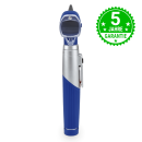 HEINE mini 3000 LED F.O. Otoskop | blau, Batteriegriff