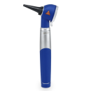 HEINE mini 3000 LED F.O. Otoskop | blau, Batteriegriff