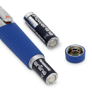 HEINE mini 3000 LED F.O. Otoskop | blau, Batteriegriff