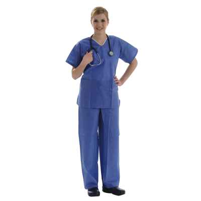 Foliodress Suit OP-Bekleidung | blau | XXL
