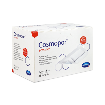 Cosmopor Advance Wundverband | 10 x 6 cm | 25 Stück