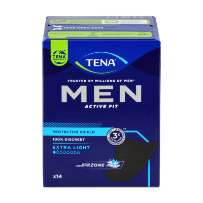 TENA Men Active Fit Extra Light Einlagen | 14 Stück
