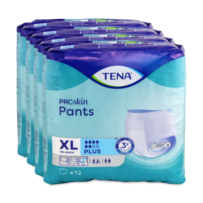 TENA Pants Plus | 4 x 12 Stück | XL