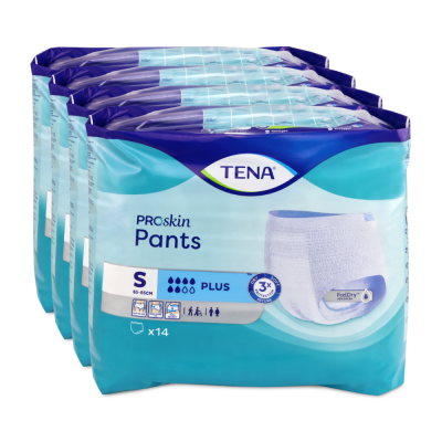 TENA Pants Plus | 4 x 14 Stück | S