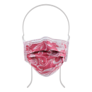 Euronda Mundschutz Pro 3 Flower mit Gummizug TYP IIR | Weinrot | 50 Stück