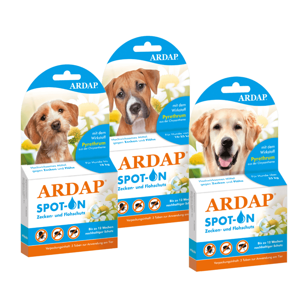 ARDAP Spot-On f&uuml;r Hunde, Floh-&amp; Zeckenschutz