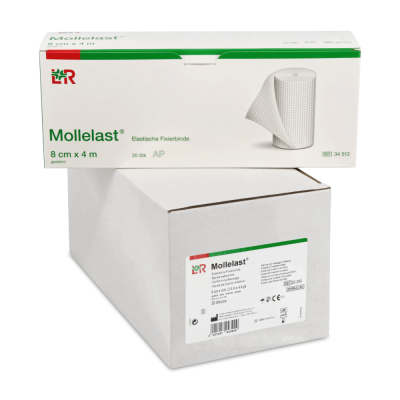 Mollelast Fixierbinde elastisch, steril