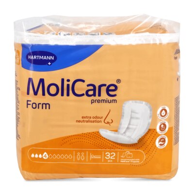 MoliCare Premium Form normal plus 4 Tropfen Inkontinenzeinlagen, 30 Stück
