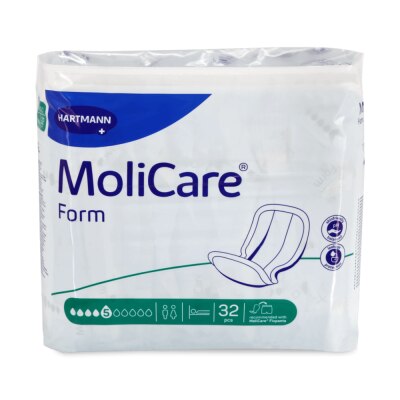 MoliCare Form extra 5 Tropfen Inkontinenzvorlage, 32 Stück