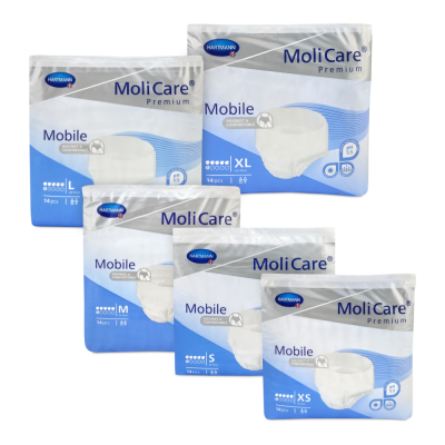 MoliCare Premium Mobile 6 Tropfen Inkontinenzpants, 14 Stück